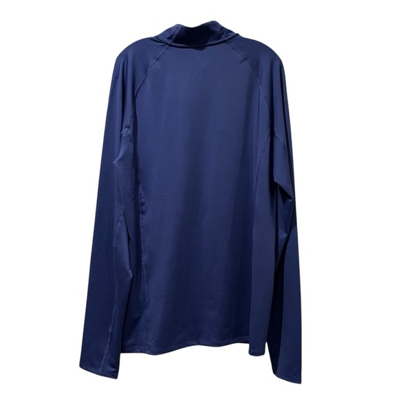 Stoic Men’s XXL Deep Blue Purple Half Zip Long Sleeve Active Shirt Y6 - Picture 2 of 3